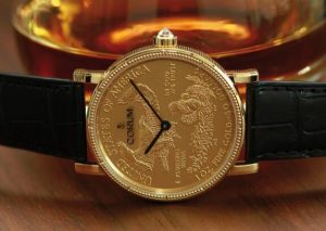 replica corum coin watch